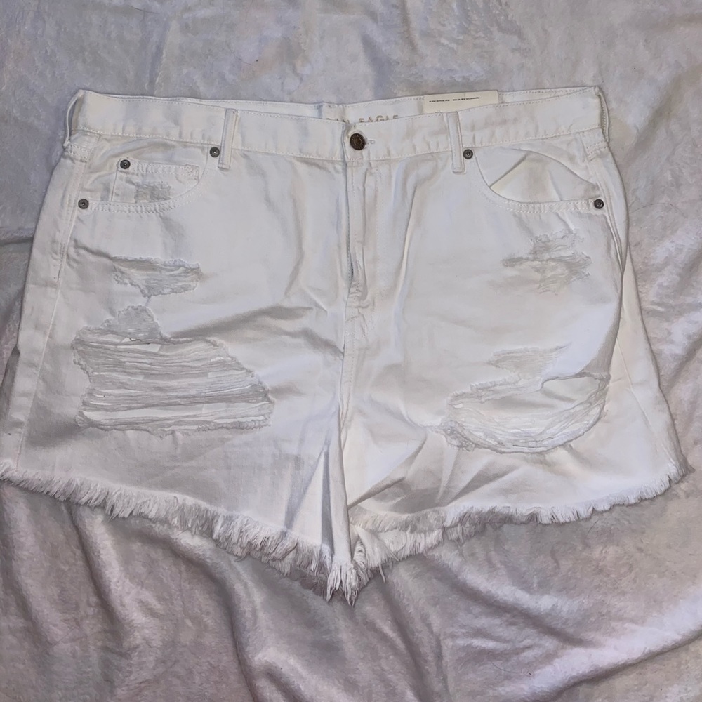 American eagle high rise festival midi short